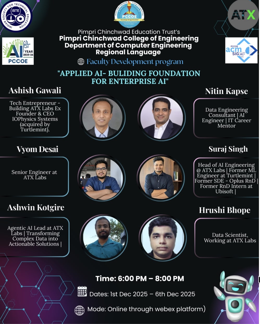 FDP — Faculty Development Program on Applied AI