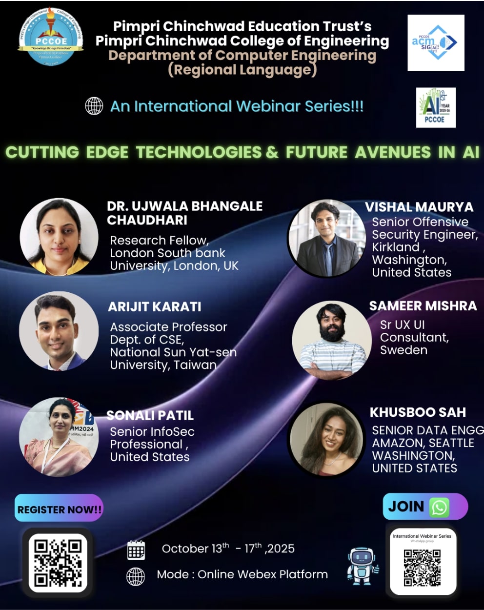 INTERNATIONAL WEBINAR SERIES